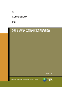 Source book on soil and water conservation measures