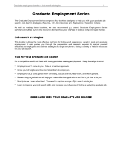Job Search Seminar Booklet ( PDF 316K)