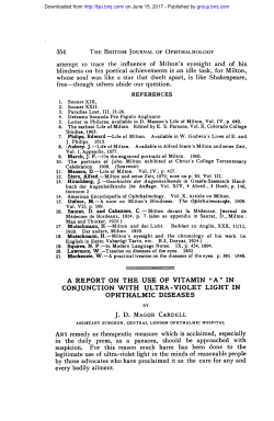 ophthalmic diseases - British Journal of Ophthalmology