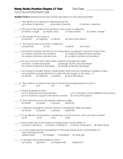Biology-Chapter 1 Notes