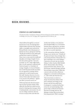 book reviews - US Naval War College