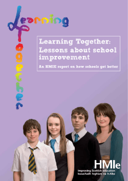 Learning Together: Lessons about school improvement