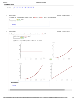 1.6 Homework #6 1-D motion 3 ANSWER RP_3_1_HW_1D Motion