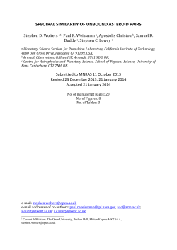 spectral similarity of unbound asteroid pairs
