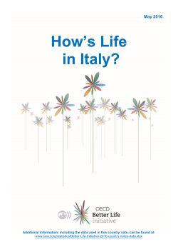How`s Life in Italy?