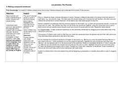 Les plan&egrave;tes (The Planets) 5. Making compound sentences