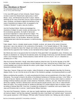 One Abraham or three?