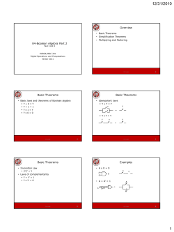04-Boolean Algebra Part 2
