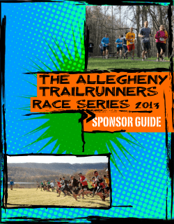 sponsor guide - Allegheny Trail Runners