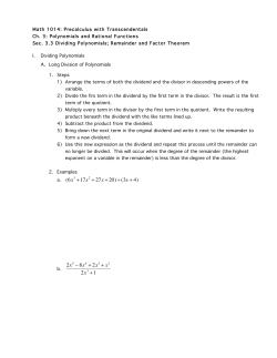 1014 Sec. 3.3 Notes