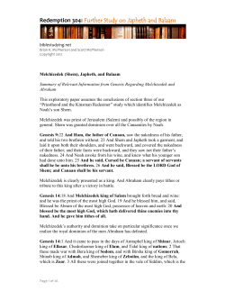 Japheth and Balaam - biblestudying.net