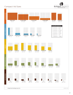 Compact Ad Sizes - Oregonian Media Group