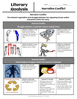 2) Scene II Worksheet (Conflict and Creon Emoji)