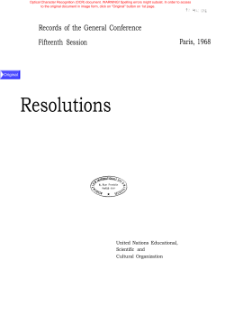 15 C/Resolution 12.2 - UNESDOC