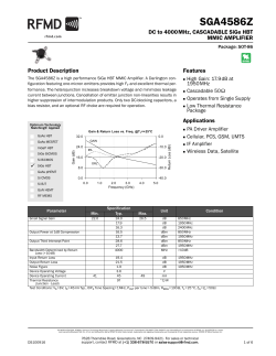 Product Data Sheet09/16/2010