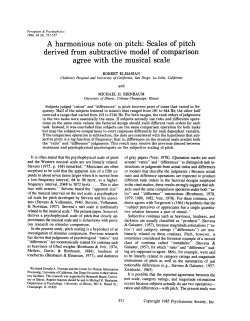 A harmonious note on pitch: Scales of pitch derived from subtractive