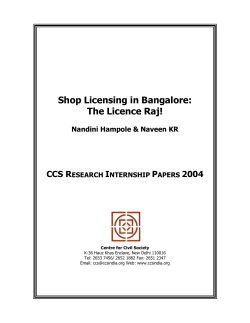 Shop Licensing in Bangalore: The Licence Raj!