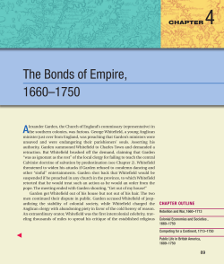 The Bonds of Empire, 1660&ndash;1750