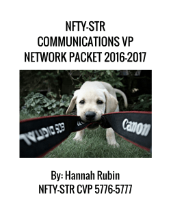 Communications VP 16-17 - NFTY-STR