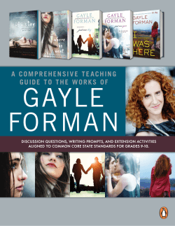 Reading Guide - Gayle Forman