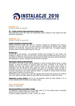 Abo valve svo Pavilion 5, sector B, stand 49 3E