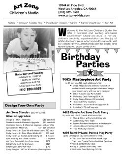 Birthday Parties