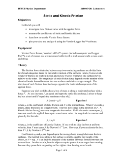 Static and Kinetic Friction - WebPhysics