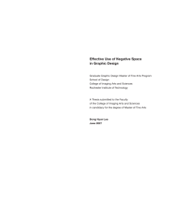 Effective Use of Negative Space in Graphic Design