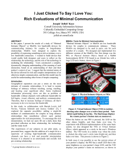 I Just Clicked To Say I Love You: Rich Evaluations