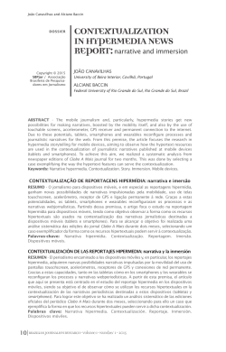 contextualization in hypermedia news