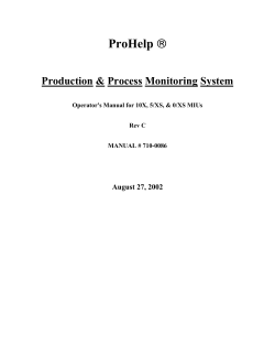 MIU 10X Operator`s Manual