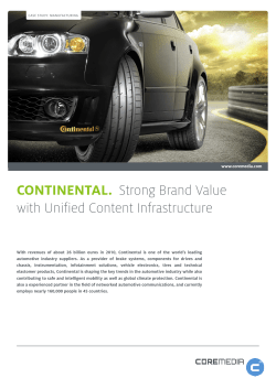 CoreMedia Case Study: Continental