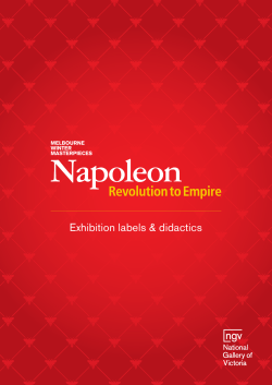 Exhibition labels and didactics PDF