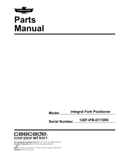 120J-IFB-D172 R0 - Cascade Corporation