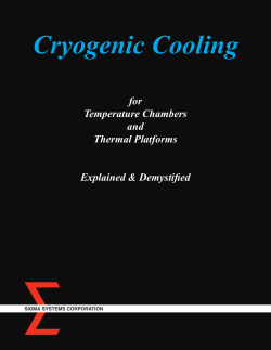 Cryogenic Cooling - inTEST Thermal Solutions