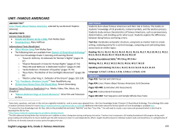 unit: famous americans