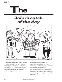 John`s catch of the day