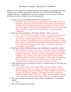 Constitutional Conservatism - Clermont County Republican Party