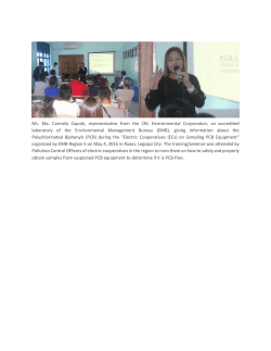Ms. Ma. Carmela Capule, representative from the CRL