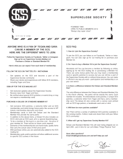 ANYONE WHO IS A FAN OF TEGAN AND SARA CAN BE A