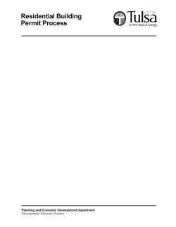 Residential Building Permit Process