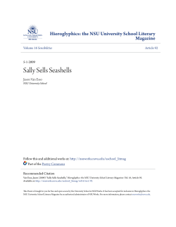 Sally Sells Seashells