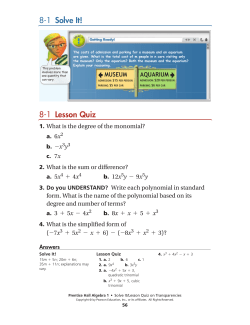 Solve It! - MathChamber