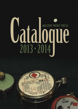 Mater Point Press Catalogue 2013-2014