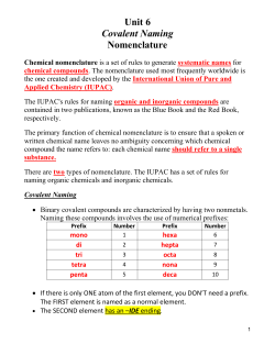 Naming Acids