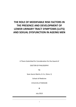 The role of modifiable risk factors in the presence and development