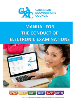 Chief Invigilator Manual