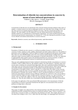 Determination of chloride ion concentrations in concrete by - PD-LD