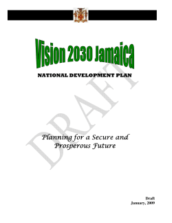NATIONAL DEVELOPMENT PLAN - Jamaica Information Service