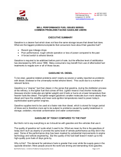 BELL PERFORMANCE FUEL ISSUES SERIES: COMMON